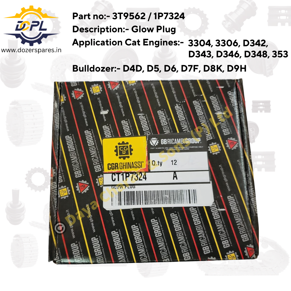 3T9562-1P7324-Glow Plug-Caterpillar-Engines-and-Bulldozer