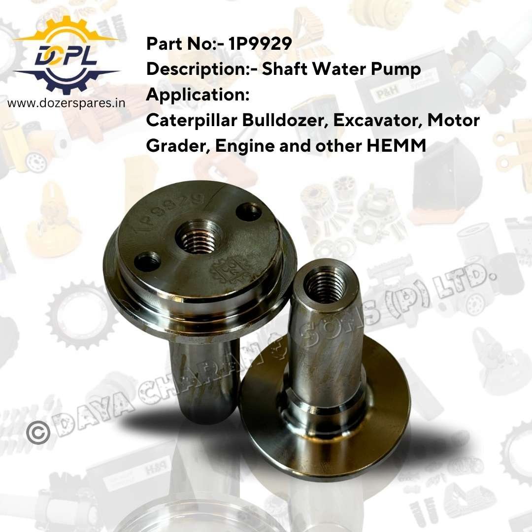 1P9929-Shaft-Water-Pump-Caterpillar-Bulldozer-Excavator-Motor-Grader-Engine-and-other-HEMM