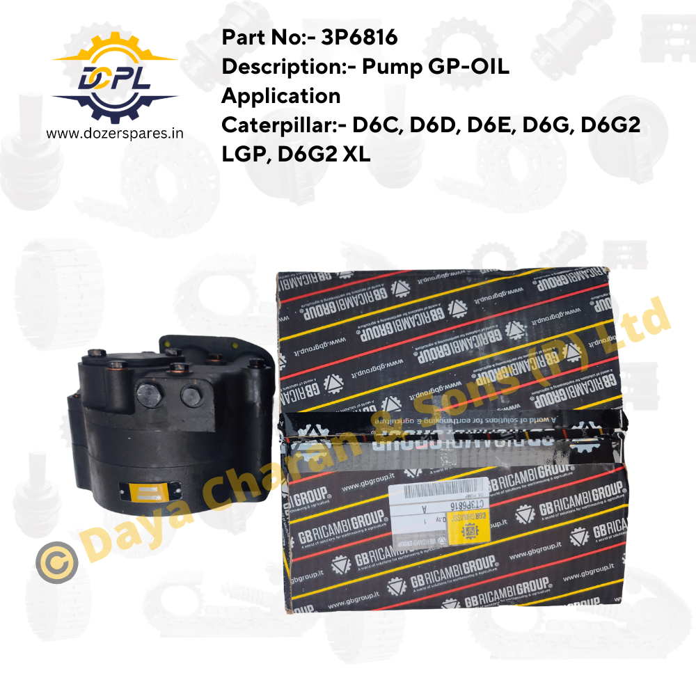 3P6816-Pump-GP-OIL-Caterpillar-Bulldozer