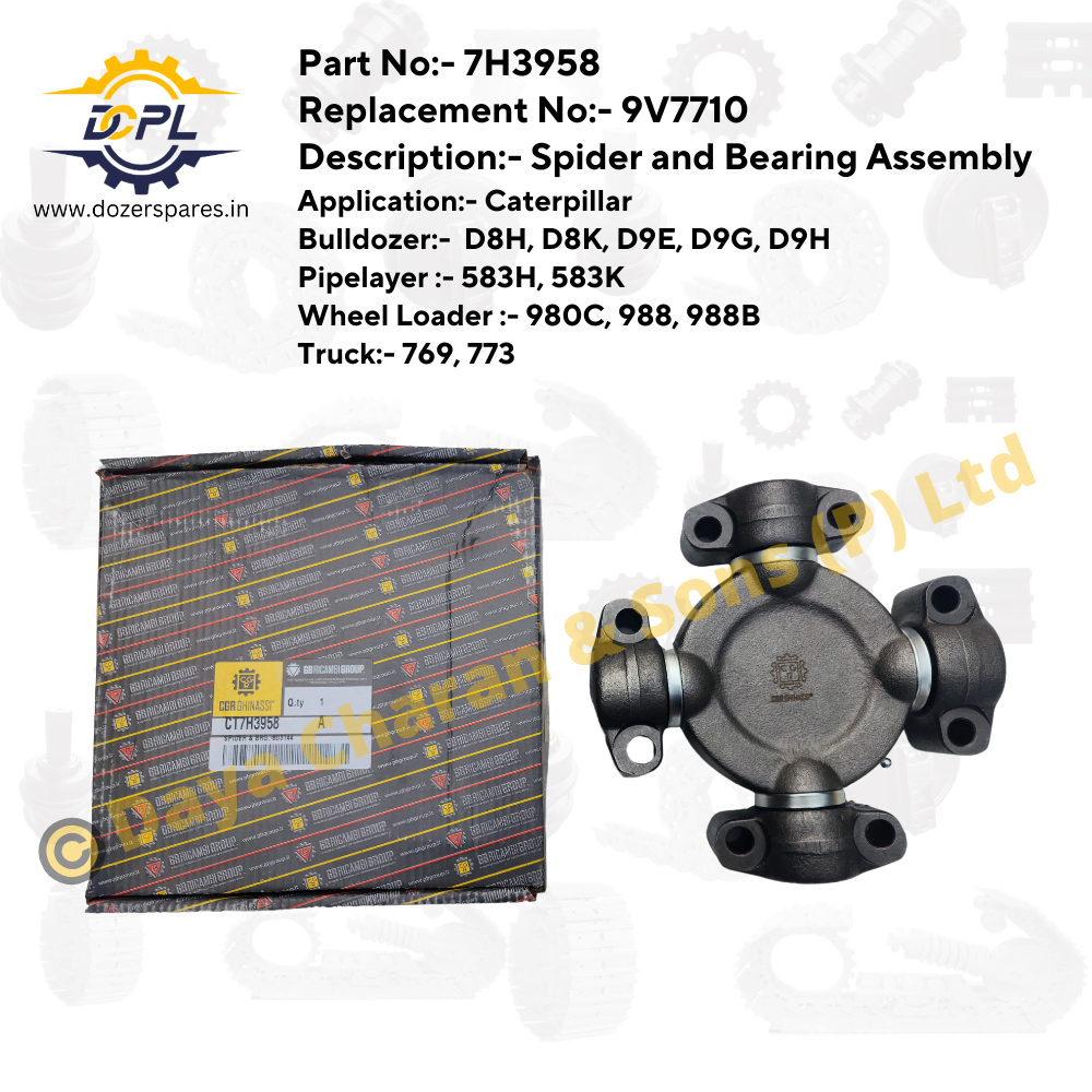 7H3958-9V7710-Spider-and-Bearing-Assembly-Caterpillar-Bulldozer-Pipelayer-Wheel-Loader-Truck