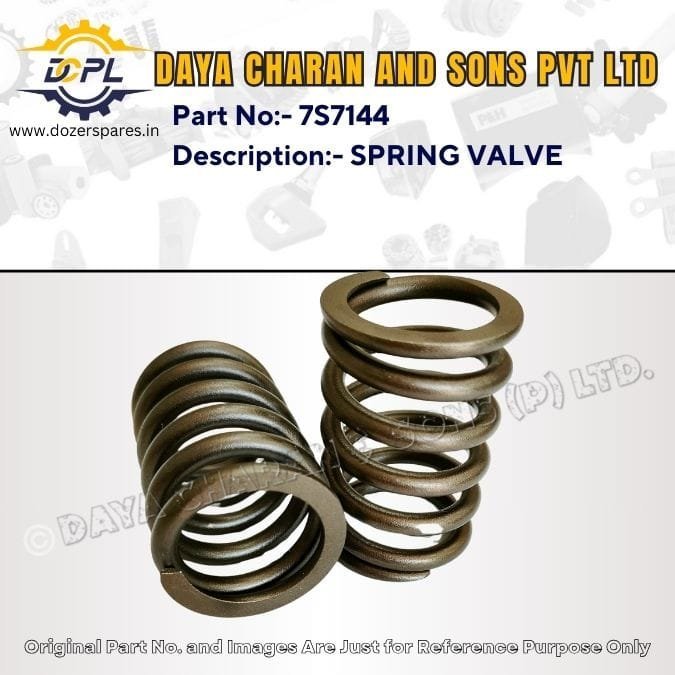 7S7144-SPRING-VALVE-Caterpillar-EXCAVATOR, INDUSTRIAL ENGINE, MARINE ENGINE, MOTOR GRADER, PIPELAYER, TRACK LOADER, BULLDOZER