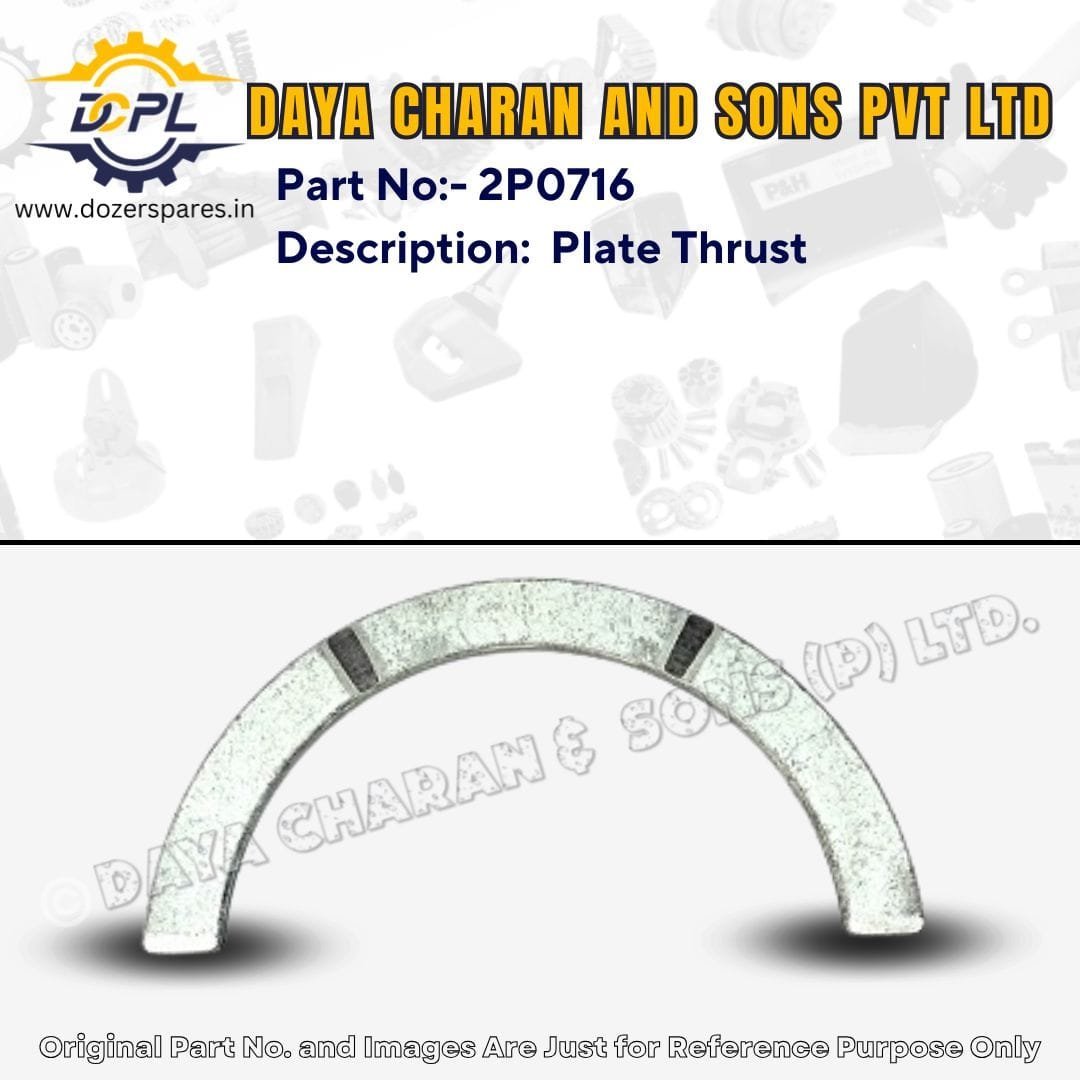 2P0716-Plate Thrust-Caterpillar?-Excavator, Industrial Engine, Marine Engine, Motor Grader, Pipelayer, Track Loader, Bulldozer, Wheel Loader, Wheel Skidder