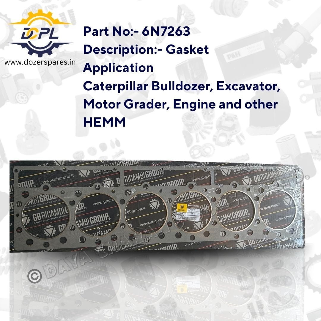 6N7263-Gasket-Caterpillar-Bulldozer-Excavator-Motor-Grader-Engine-and-other-HEMM