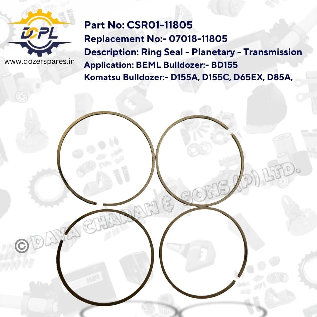 CSR01-11805 / 07018-11805-Ring-Seal-Planetary-Transmission-BEML-Bulldozer-Komatsu-Bulldozer