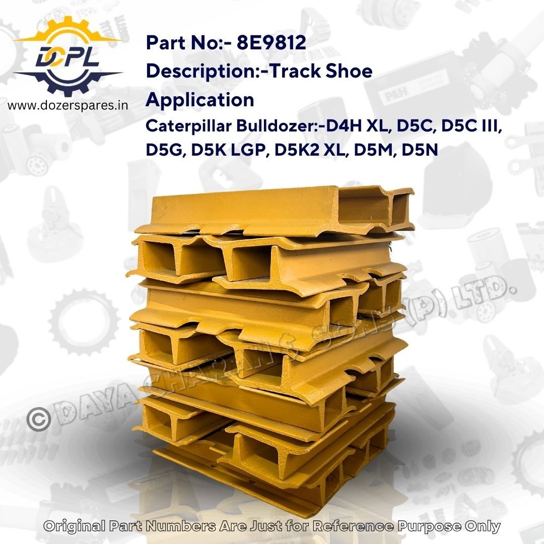 8E9812-Track-Shoe-Caterpillar-Bulldozer-D4H-D5C-D5G-D5K-D5M-D5N